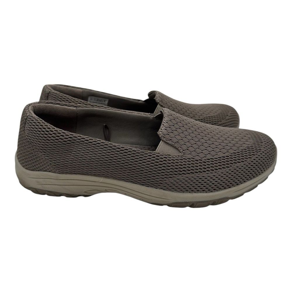 Skechers Reggae Fest 2.0 Shoes Womens 9.5 Taupe Casual Slip On Loafers 158380